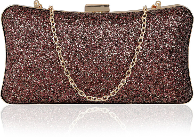 Kleio Party Brown Clutch
