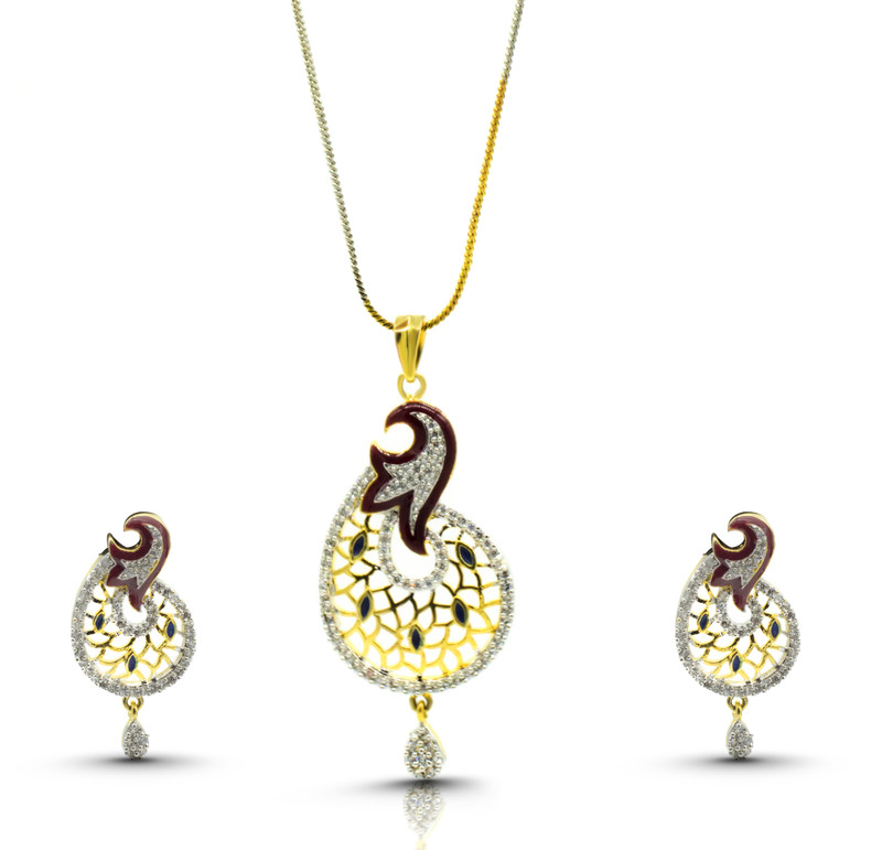 darsh jewel hut Brass Pendant Set