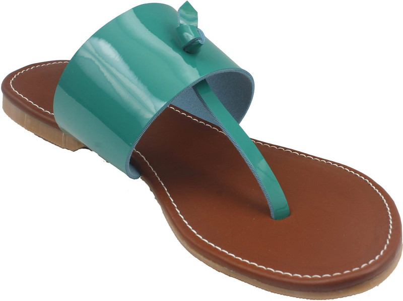 Foot Wagon Women Green Flats