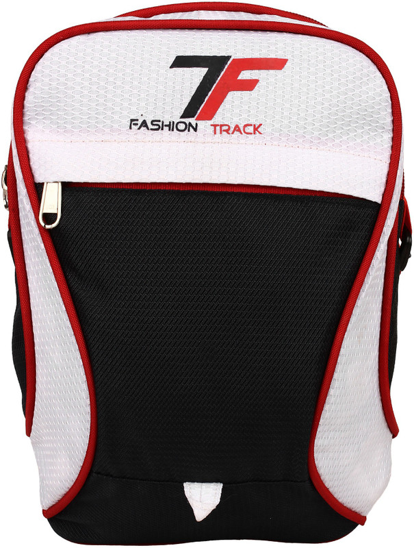 Fashion Track White Sling Bag