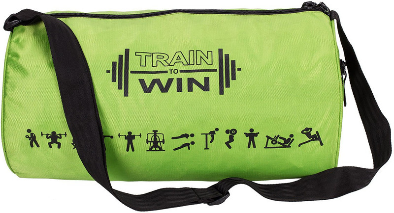 Cosmus Fitwell P. Green Gym Bag(Green, Kit Bag)