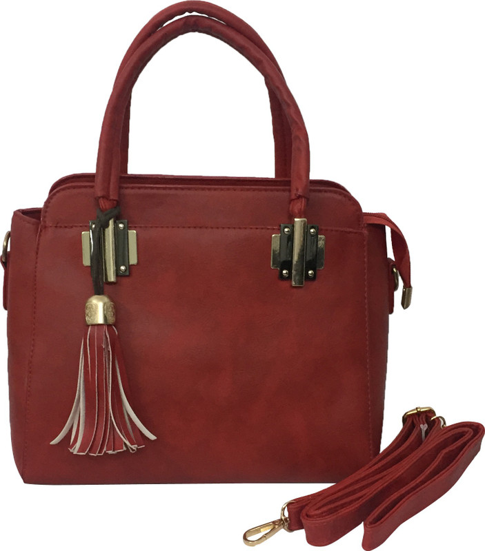 famoso Women Red Shoulder Bag famoso Women Red Shoulder Bag