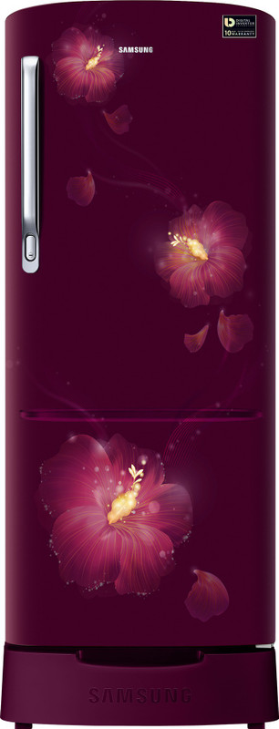 Samsung 212 L Direct Cool Single Door 4 Star Refrigerator(Rose Mallow Plum, RR22M287YR3/NL) Samsung 212 L Direct Cool Single Door 4 Star Refrigerator(Rose Mallow Plum, RR22M287YR3/NL)