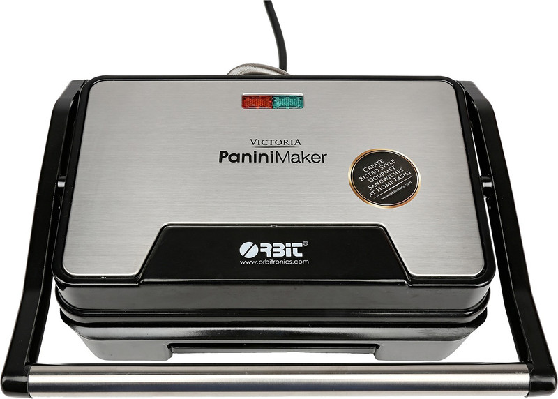 Orbit Victoria Panini Maker Grill(Black, Silaver)