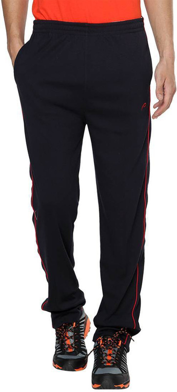 Proline Solid Men Black Track Pants