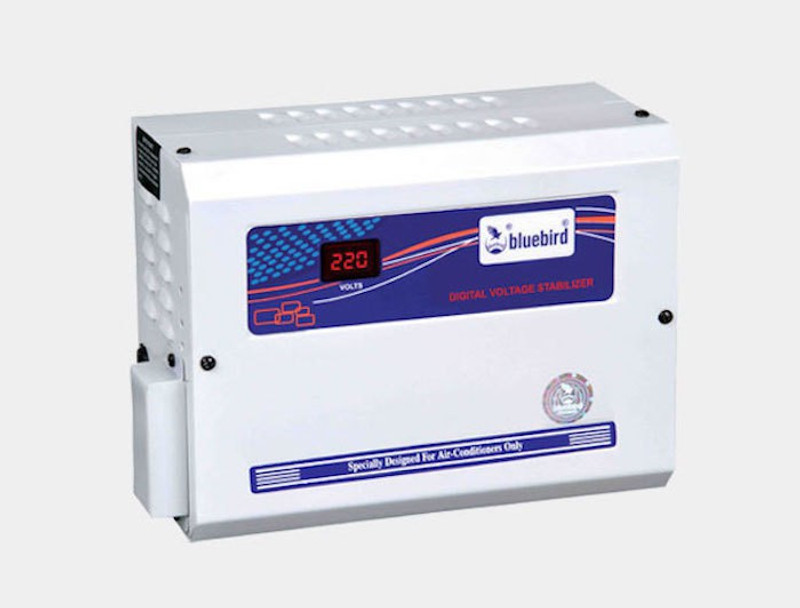 Bluebird 4kVA 170-270V Aluminium Digital Voltage Stabilizer(White and Blue)