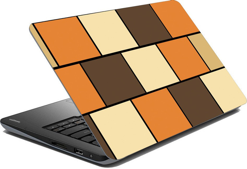 shopkio Multi Box Pattern Laptop Skin Adhesive Vinyl Laptop Decal 15.6