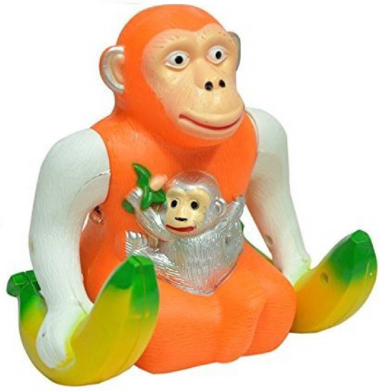 volik doncing banana monkey with lights and music for kids(Multicolor)