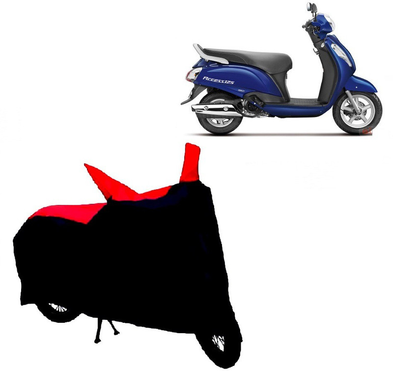 kaaz Two Wheeler Cover for Suzuki(Activa 125, Black)