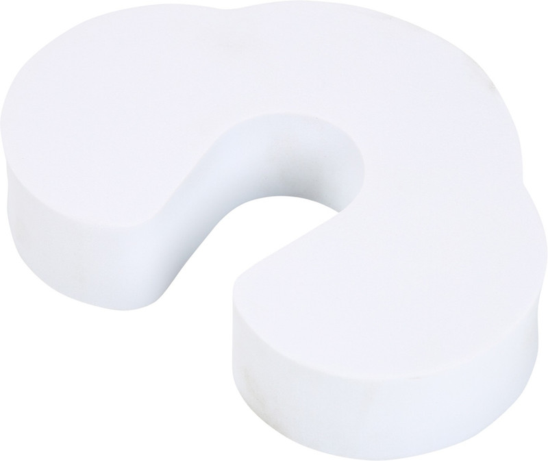 Safe-O-Kid Pack of 2 - Fit-all, High Density, Strong EVA Finger Pinch Guard(White)