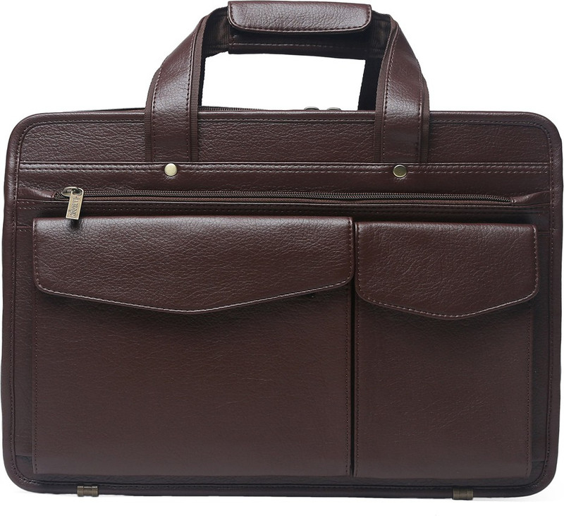 ABLOOM ablmbag1533 Medium Briefcase - For Men & Women(Brown)