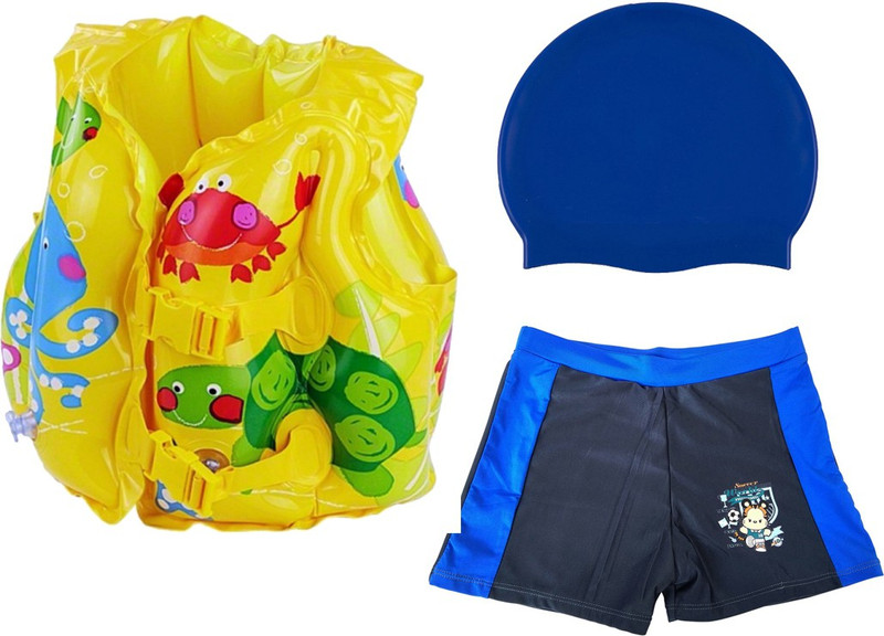 Golddust Cap, Shorts with Swim life jacket for 3-6 Year Child Swimming Kit