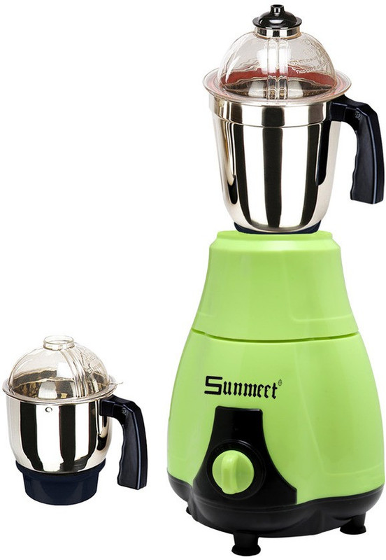 Sunmeet New_MG16-435 MG16-435 600 W Mixer Grinder(Green, 2 Jars)