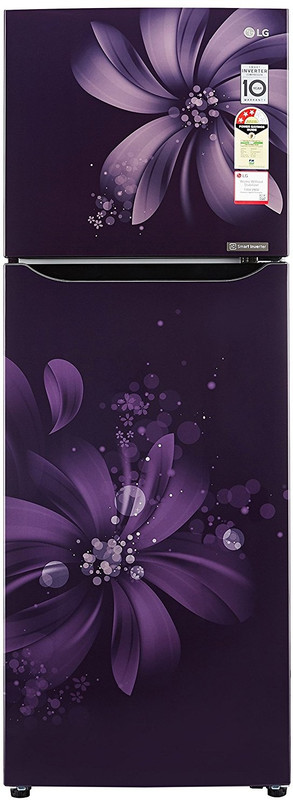 LG 255 L Frost Free Double Door 3 Star Refrigerator(Purple Aster, GL-282SPAM) LG 255 L Frost Free Double Door 3 Star Refrigerator(Purple Aster, GL-282SPAM)