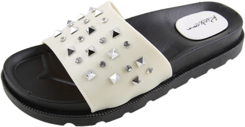 Kickonn Women White Flats