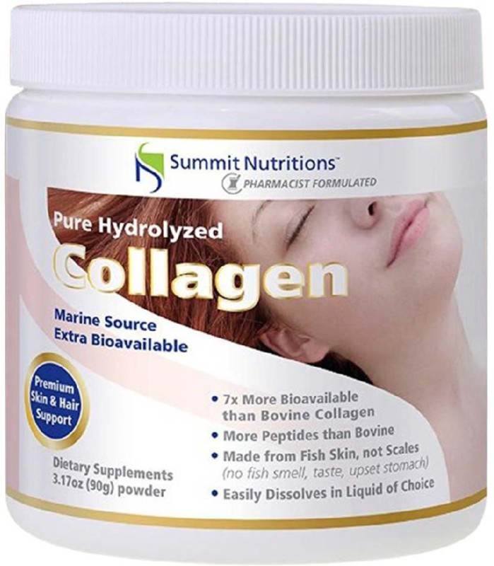 Summit tions Pure Hydrolyzed Collagen for Skin & Hair Support(90 g)