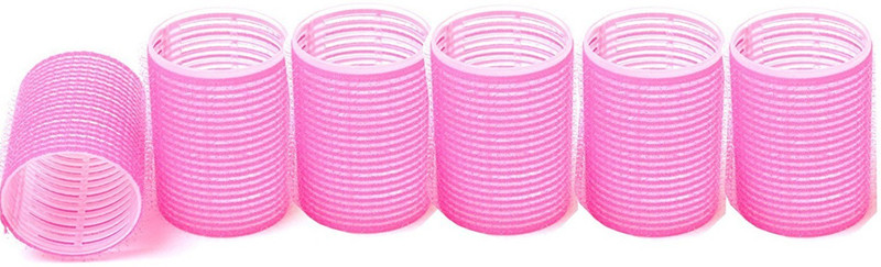 Professional Jumbo Velcro Hair Cling Rollers Pack of 6 x 35mm(Multicolor)