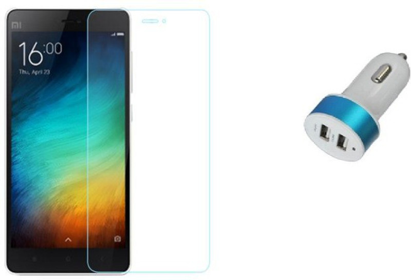 Mudshi Screen Protector Accessory Combo for Xiaomi Mi4i(White, Black, Multicolor)