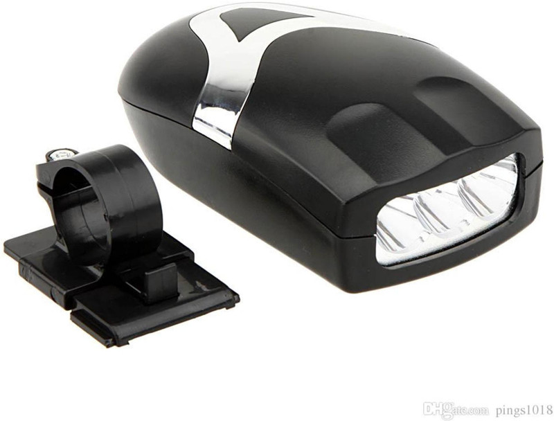 FurMito Electronic Horn With 3 Ultra Bright LED Front Light(Black)