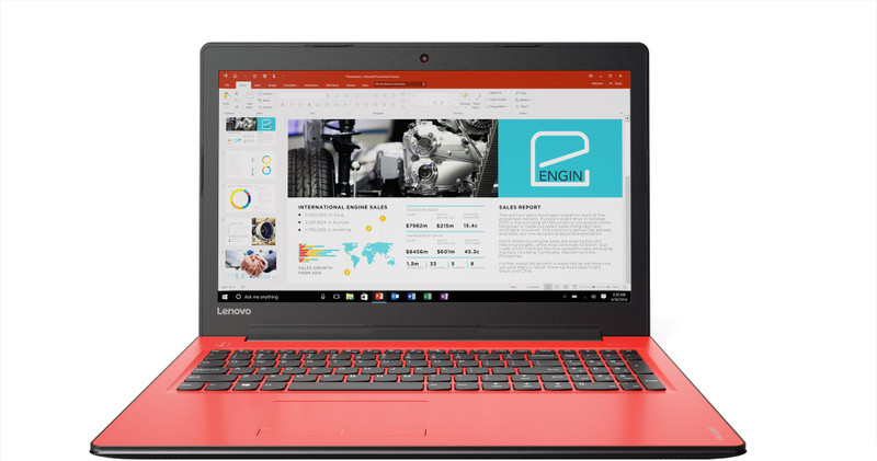 Lenovo Ideapad 310 Core i5 7th Gen - (4 GB/1 TB HDD/Windows 10 Home/2 GB Graphics) IP 310-15IKB Laptop(15.6 inch, Flamenco Red, 2.2 kg)