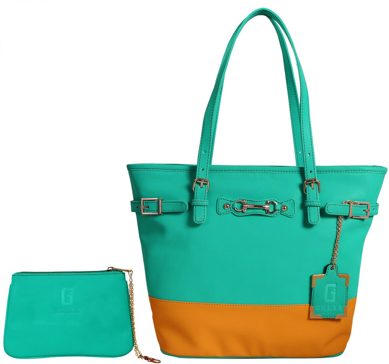 Nekstyle Women Green, Yellow Messenger Bag