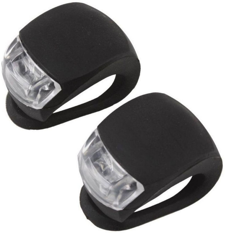 FurMito Black Waterproof Super 2 Piece Blinker Bicycle LED Front Light(Black)