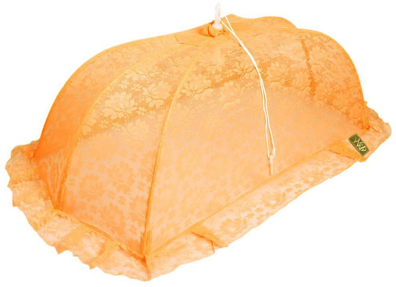 Weavers Villa Polyester Infants New Born Canopy Style Baby (0-12 Months) Mosquito Net(Orange) Weavers Villa Polyester Infants New Born Canopy Style Baby (0-12 Months) Mosquito Net(Orange)