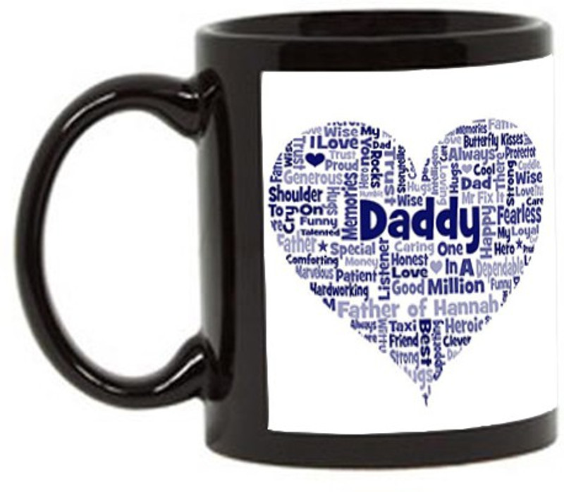 mugshug black patch mug printed with white page Ceramic Mug(350 ml)