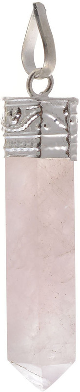 air9 ROSE QUARTZ PENCIL PENDANT Quartz Crystal