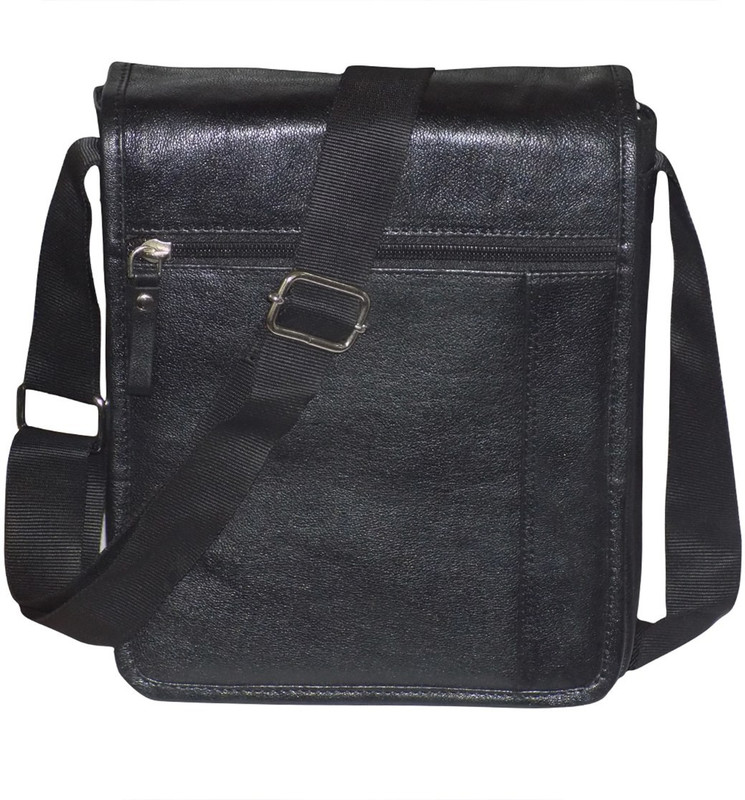 Kan Black Messenger Bag