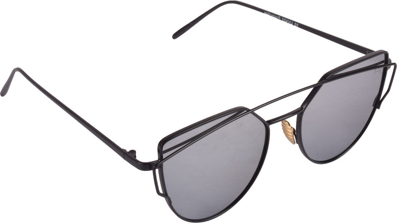 Aligatorr Rectangular Sunglasses(Silver)