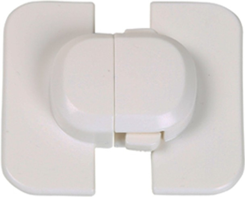 Safe-O-Kid Unique, Auto-Lock Mechanism Child Safety Lock - Square (Pack of 4)(White)