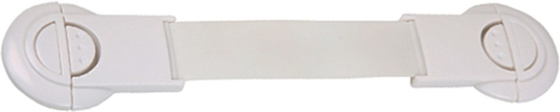 Safe-O-Kid Extra Flexible, 2-Side Open Long Multi-Purpose Child Safety Lock (Pack of 16)(White)