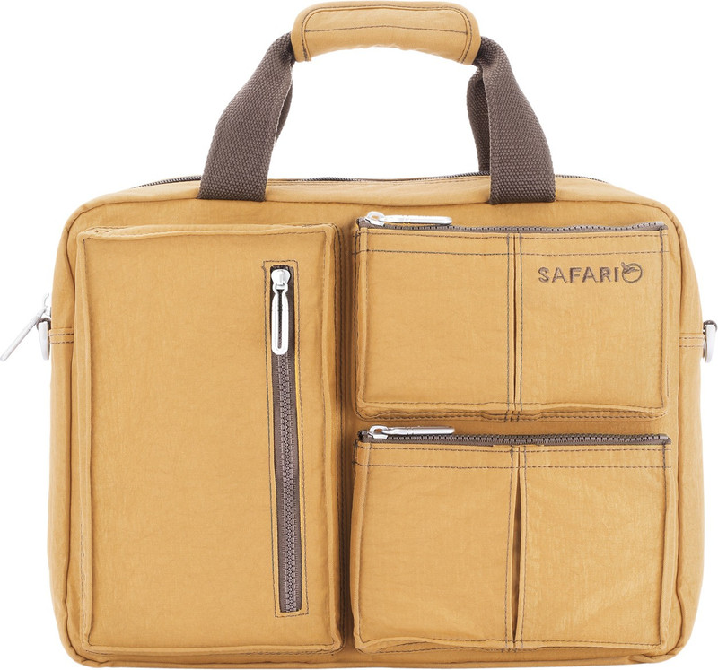 Safari SAHARA SATCHEL Medium Briefcase - For Men & Women(Yellow)