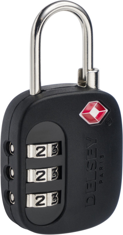 Delsey Travel Necessities Safety Lock(Black)