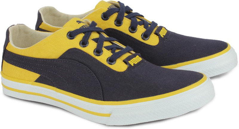 Puma Slyde DP Casual Shoes For Women(Blue, Yellow)