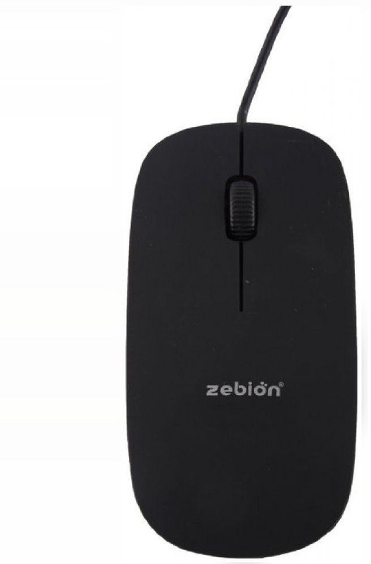 zebion delta Wired Optical Mouse(USB, Black)