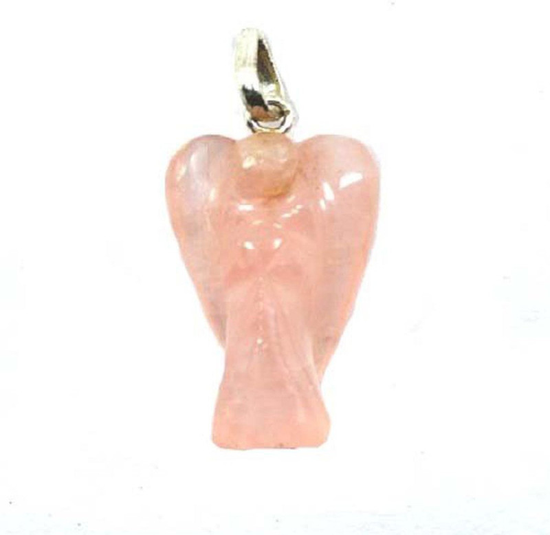 air9 ROSE Quartz ANGEL FIGURINE PENDENT Crystal Crystal