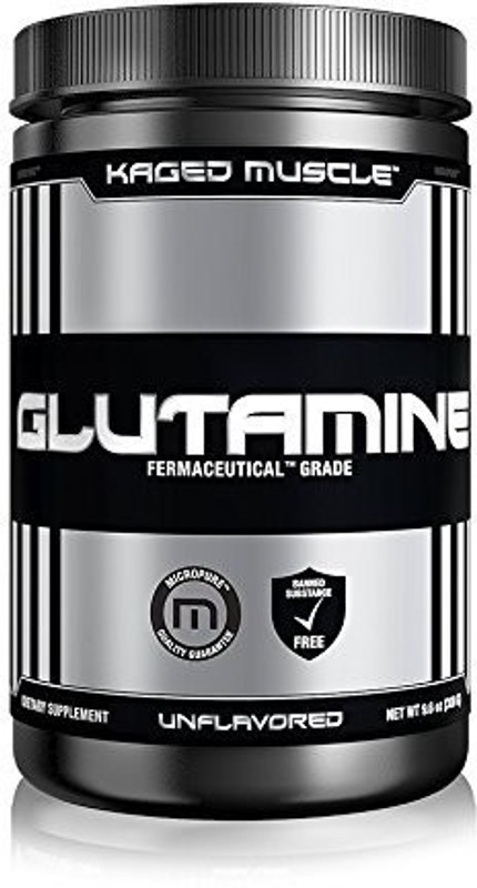 KAGED MUSCLE N16010475A Glutamine(300 g, Unflavored)