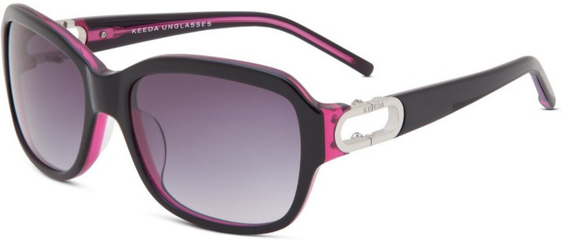 KEEDA Rectangular Sunglasses(Black)