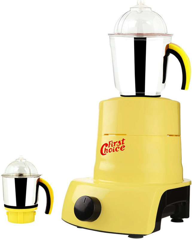 Firstchoice ABS Plastic Body Brand Outlet model_401 ABS Plastic YPMG17_401 600 W Mixer Grinder(Yellow, 2 Jars)