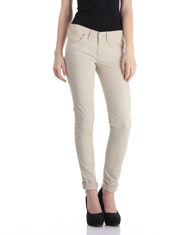 Pepe Jeans Slim Women Beige Jeans