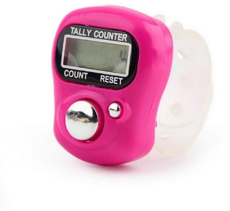 Epyz Hand Finger Tally Counter Digital Electronic Counter Digital Tally Counter(Pink Pack of 1) Epyz Hand Finger Tally Counter Digital Electronic Counter Digital Tally Counter(Pink Pack of 1)