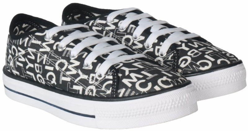 Unistar Canvas Shoes For Women(Black)