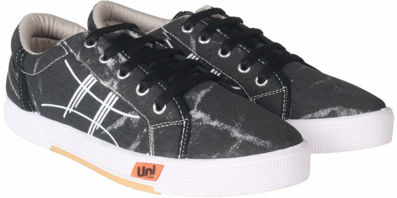 Unistar Canvas Shoes For Men(Black) Unistar Canvas Shoes For Men(Black)