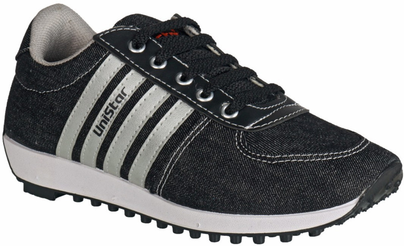 Unistar 603 Denim Casual (Narrow Toe) Canvas Shoes For Men(Black) Unistar 603 Denim Casual (Narrow Toe) Canvas Shoes For Men(Black)