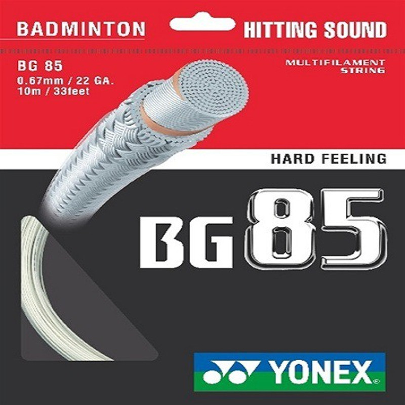 Yonex BG 85 Badminton Strings 0.67 Badminton String - 10 m(White, Blue)