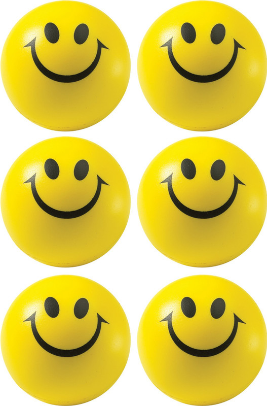 SOFTLINE SMILEY BALL  - 3 inch(Yellow)