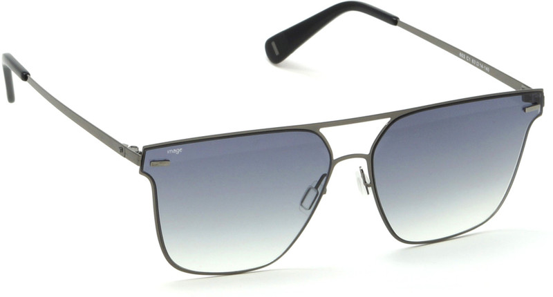 IMAGE Wayfarer Sunglasses(Black, Blue)
