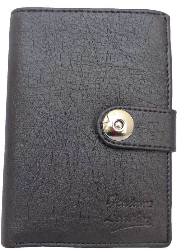 GOOD LIFE STUFF Men Black Artificial Leather Wallet(8 Card Slots)